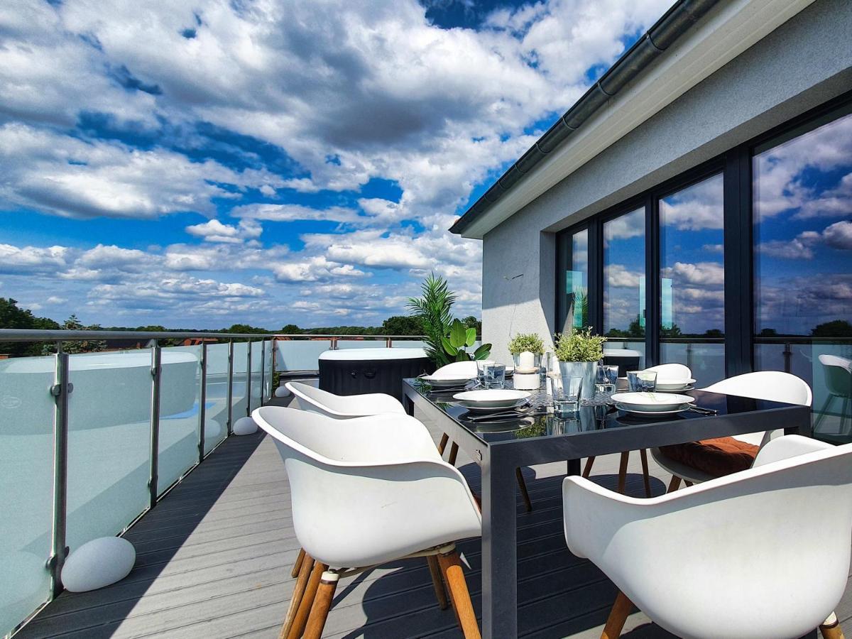 Penthouse Mit Whirlpool Im Herzen Von Niedersachsen Burgwedel  Zewnętrze zdjęcie