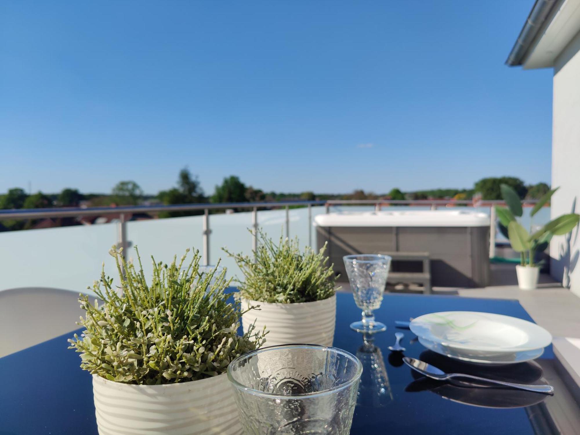 Penthouse Mit Whirlpool Im Herzen Von Niedersachsen Burgwedel  Zewnętrze zdjęcie